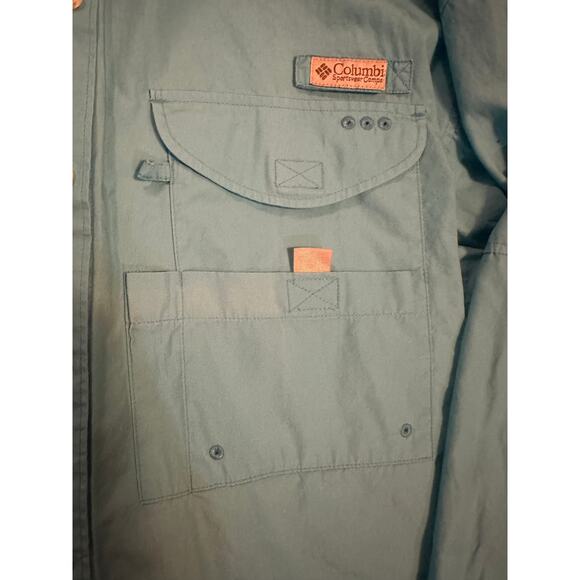 Mens columbia PFG long sleeve fishing shirt size medium - Picture 4 of 6